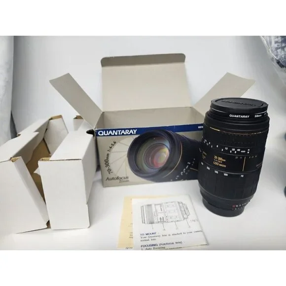 Quantaray AF Zoom Ld 70-300mm 1:4-5.6 f /Lens For Nikon - Picture 10 of 10